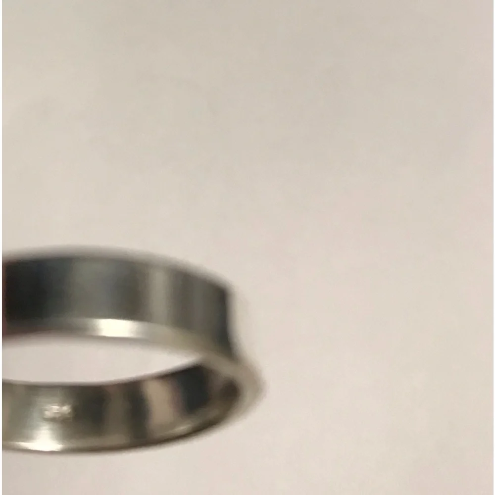 Blue Apatite Stamped 925 Sterling Silver Ring - Picture 3 of 3